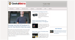 Desktop Screenshot of geeksmatrix.com